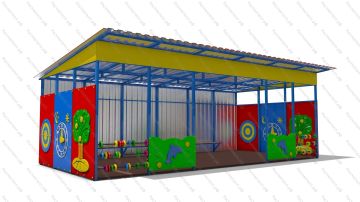 Теневой навес игровой Чудо  30 м2