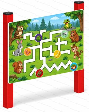 Детская игровая панель Весёлые зверята Детская игровая панель Весёлые зверята