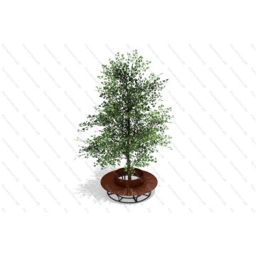 Скамейка круговая со спинкой
