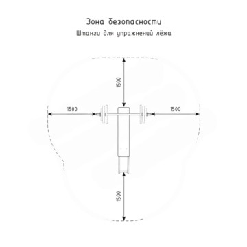 Штанга для упражнений лёжа