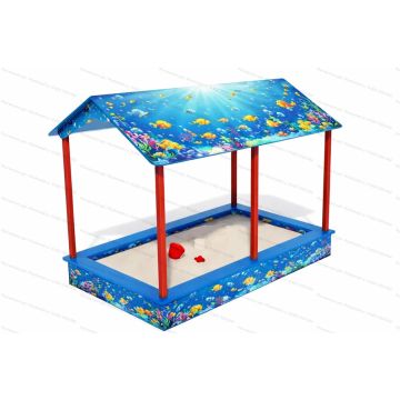 Песочница с навесом Стандарт Море