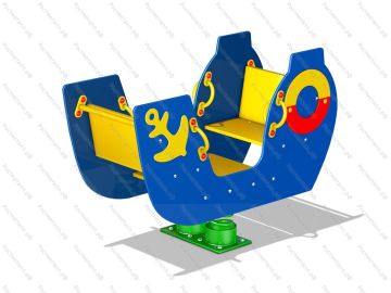 Качалка на пружине Кораблик Качалка на пружине Кораблик