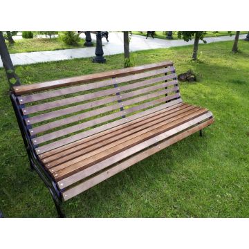 Скамейка парковая Дебют со спинкой