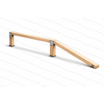 Бревно гимнастическое, односкатное