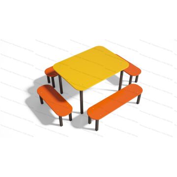 Стол со скамейками Игруля