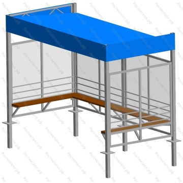 Автобусная остановка ОМ-13 4м