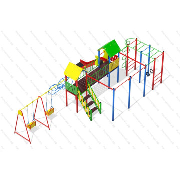 Детский игровой комплекс Солярис 03 с двумя качелями