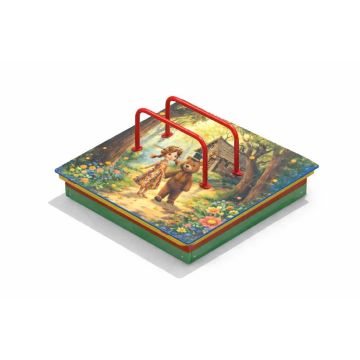 Песочница с крышкой 02 Лес