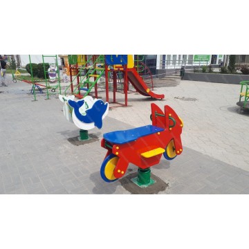 Качалка на пружине Мотоцикл