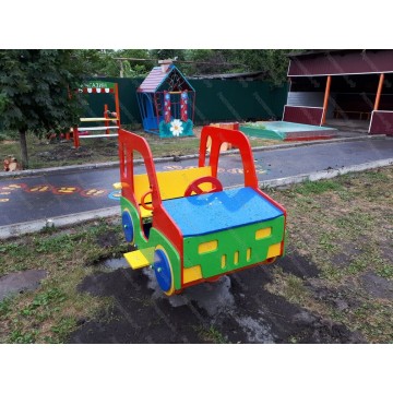 Качалка на двух пружинах Машинка