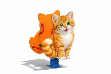 Качалка на пружине Кошечка Качалка на пружине Кошечка