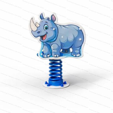 Качалка на пружине Носорог