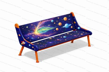 Скамейка детская Бумеранг Космос