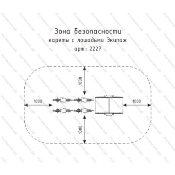 Карета с лошадьми Экипаж для детей