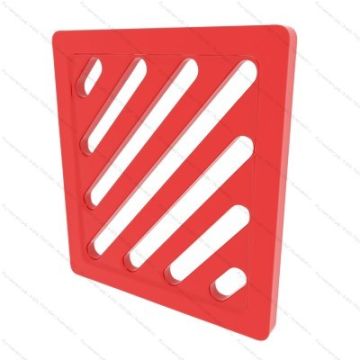 Панель пластиковая косые прорези