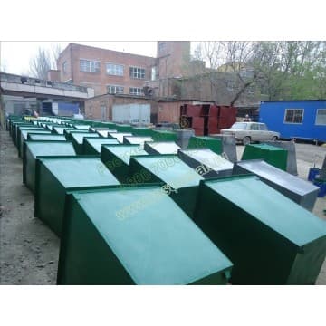 20 контейнеров металлических для мусора 0,75м3 сталь 2мм
