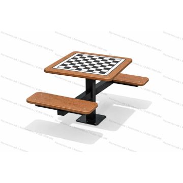 Стол с 2 сидушками шахматы