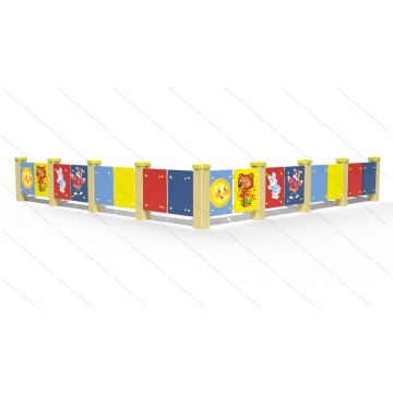 Ограждение для детской площадки Колобок