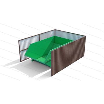 Бункерная площадка на 1 бункер