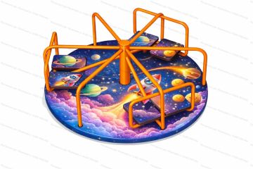 Детская карусель Ромашка Космос Детская карусель Ромашка Космос