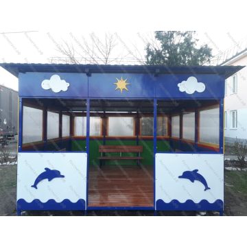 Теневой навес игровой Дельфин 13 м2