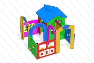 Игровой комплекс Домик-лабиринт