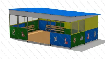 Теневой навес №6    40 м2