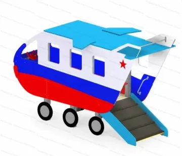 Домик - беседка для детей Самолет Домик - беседка для детей Самолет