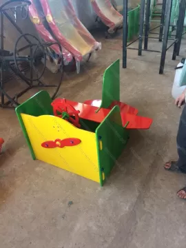 Скамейка детская Аэроплан для дачи и детского сада