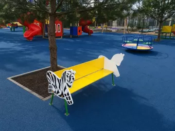 Скамейка детская Зебра
