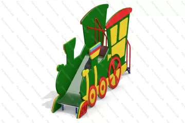 Горка - скат Паровозик 03 Горка - скат Паровозик 03