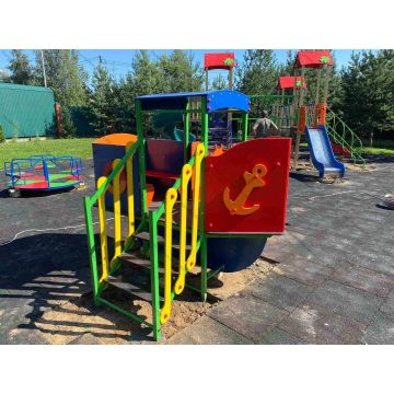 Горка - скат Кораблик