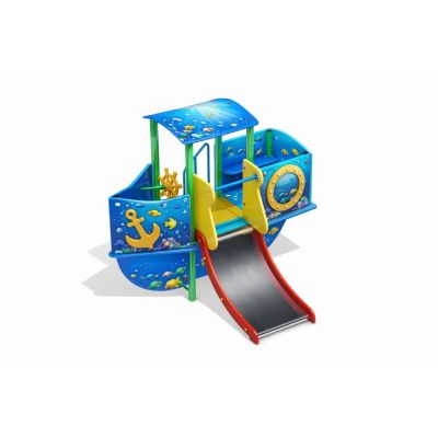 Горка - скат Кораблик Лес