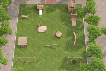 Готовое решение лес 03 (18х26)м 468м2 Готовое решение лес 03 (18х26)м 468м2