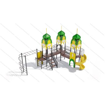 ДИК Королевство с винтовой горкой серия Храм