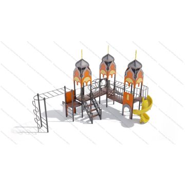 ДИК Королевство с винтовой горкой серия Храм