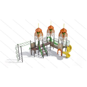 ДИК Королевство с винтовой горкой серия Храм