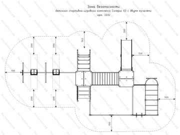 ДИК Солярис 03 с двумя качелями ДИК Солярис 03 с двумя качелями