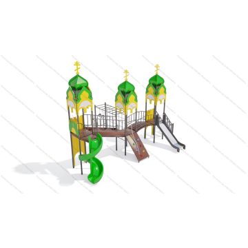 ДИК Дворик детства с винтовой горкой серия Храм ДИК Дворик детства с винтовой горкой серия Храм