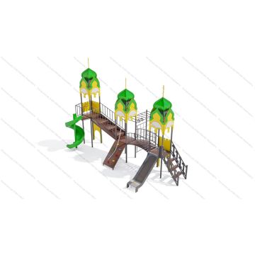 ДИК Дворик детства с винтовой горкой серия Храм ДИК Дворик детства с винтовой горкой серия Храм