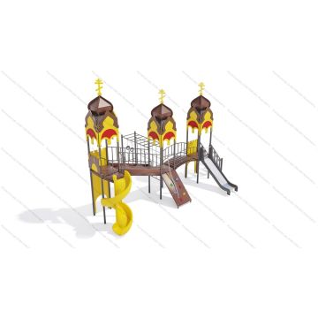 ДИК Дворик детства с винтовой горкой серия Храм ДИК Дворик детства с винтовой горкой серия Храм