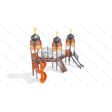 ДИК Дворик детства с винтовой горкой серия Храм ДИК Дворик детства с винтовой горкой серия Храм