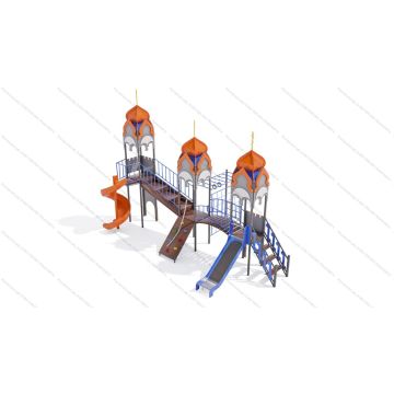 ДИК Дворик детства с винтовой горкой серия Храм ДИК Дворик детства с винтовой горкой серия Храм