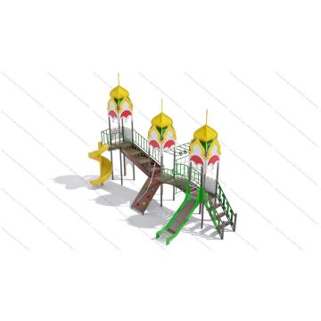 ДИК Дворик детства с винтовой горкой серия Храм ДИК Дворик детства с винтовой горкой серия Храм