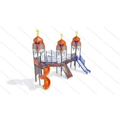 ДИК Дворик детства с винтовой горкой серия Храм