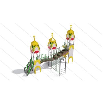 ДИК Дворик детства с винтовой горкой серия Храм ДИК Дворик детства с винтовой горкой серия Храм