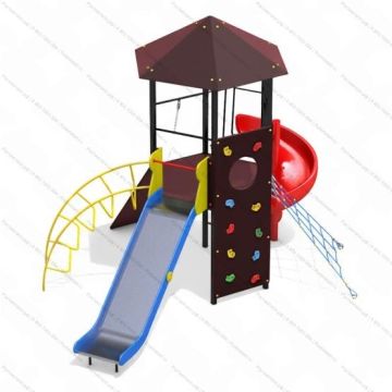 ДИК Остров Стандарт с винтовой горкой