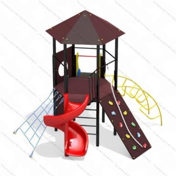 ДИК Остров Стандарт с винтовой горкой