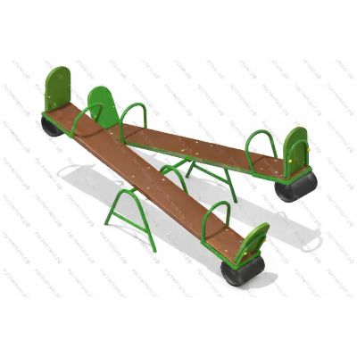 Качалка-балансир деревянная двойная для детей