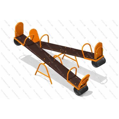 Качалка-балансир деревянная двойная для детей